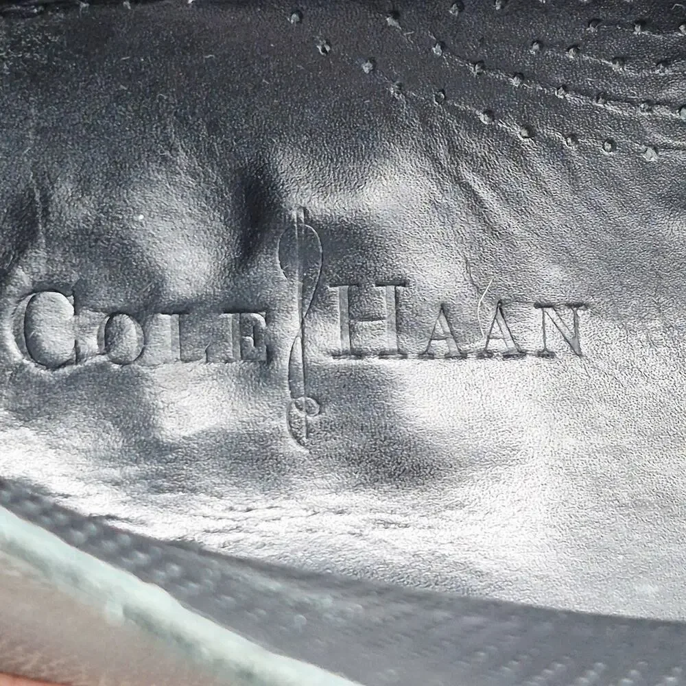 Cole Haan Air Colton Chukka Boots Gray Leather Red Laces Men's Size 10.5 MC09586